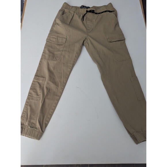 art class Other - PLUGG Vintage‎ Wash Men’s Brown Khaki Cargo Pants Size Medium Y2k